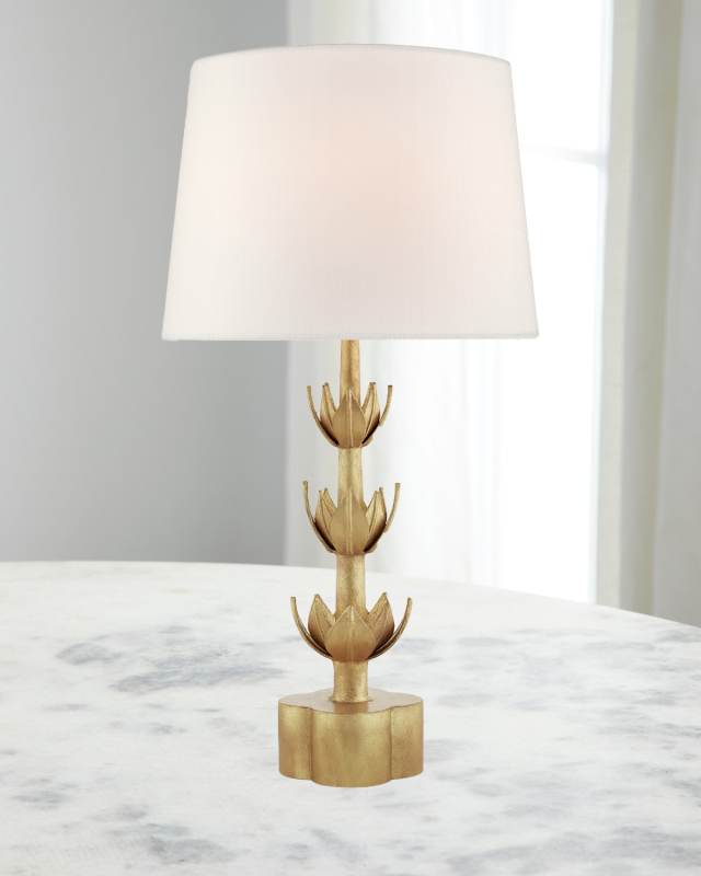 Alberto Large Triple Table Lamp By Julie Neill
